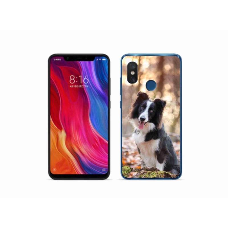 Gél tok mmCase a Xiaomi Mi 8-hoz - border colie 1