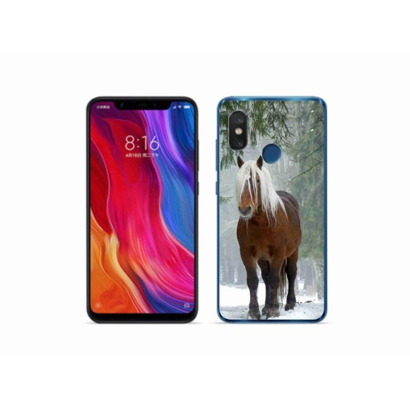 Gél tok mmCase a Xiaomi Mi 8-hoz - ló az erdőben