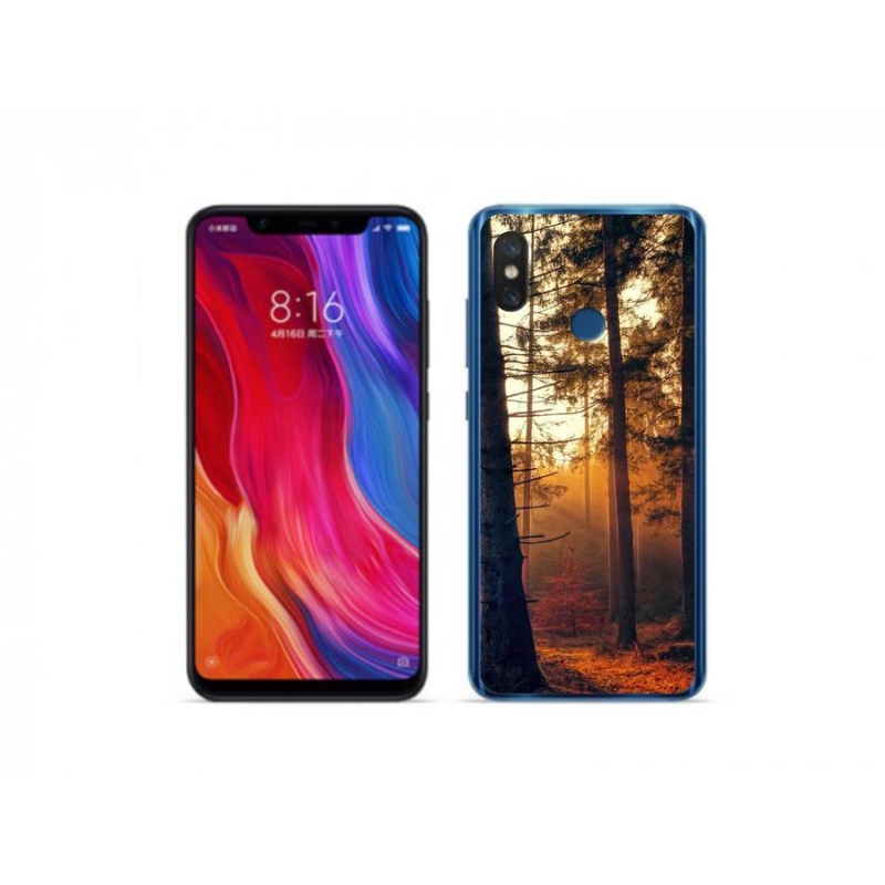 Gél tok mmCase a Xiaomi Mi 8-hoz - erdő