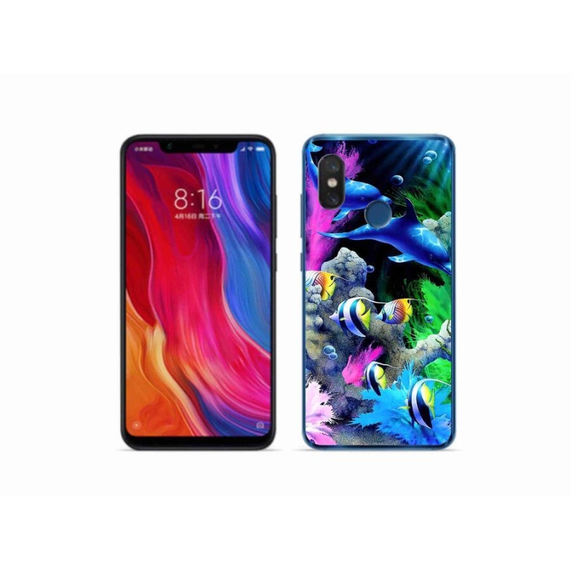 Gél tok mmCase a Xiaomi Mi 8 készülékhez - Sea World