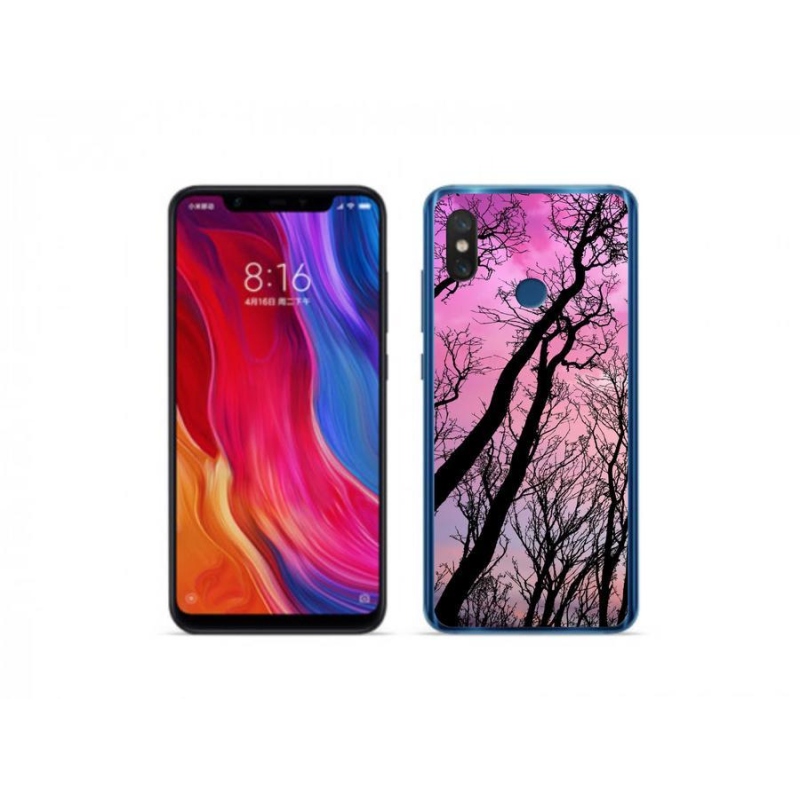 Zselés tok mmCase a Xiaomi Mi 8-hoz - kidőlt fák