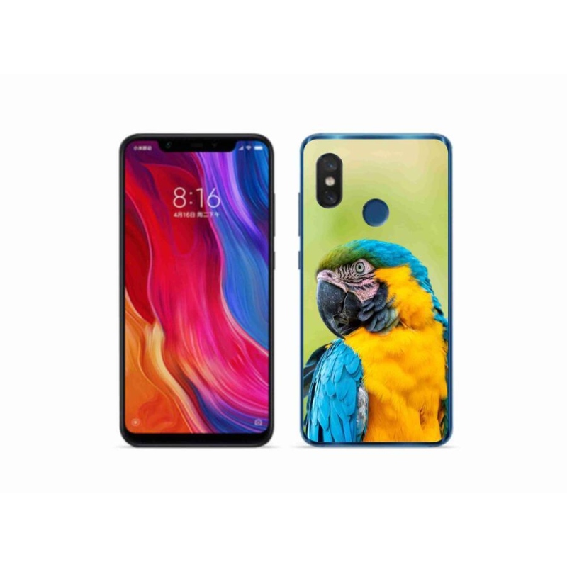 Gél tok mmCase a Xiaomi Mi 8-hoz - papagáj ara 2