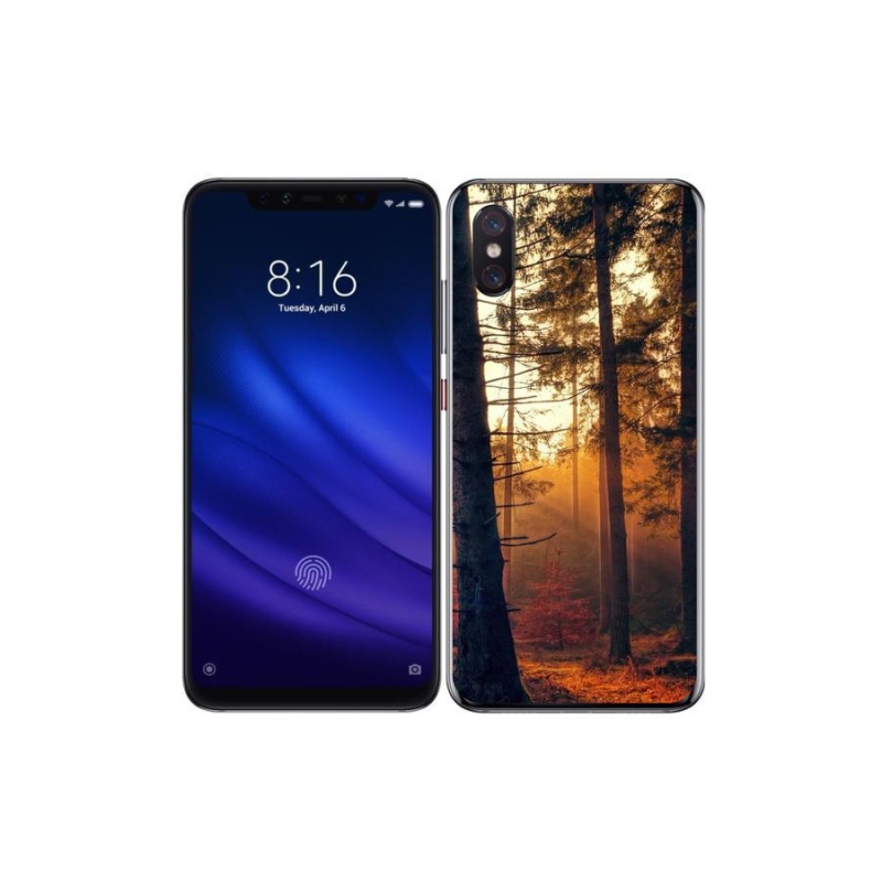 Gél tok mmCase a Xiaomi Mi 8 Pro számára - erdő