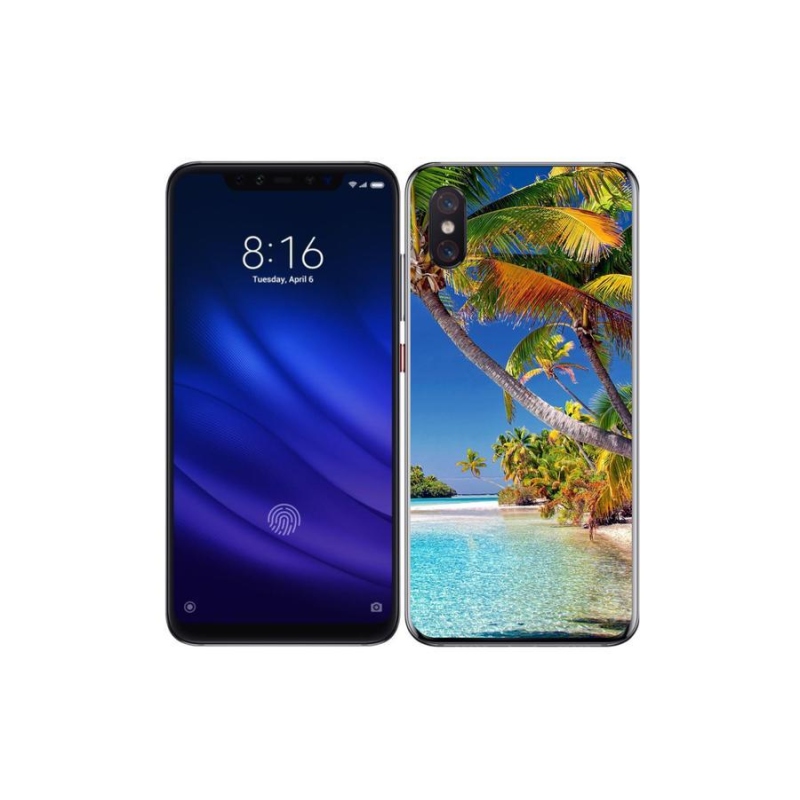 Gél tok mmCase a Xiaomi Mi 8 Pro készülékhez - tengerparton