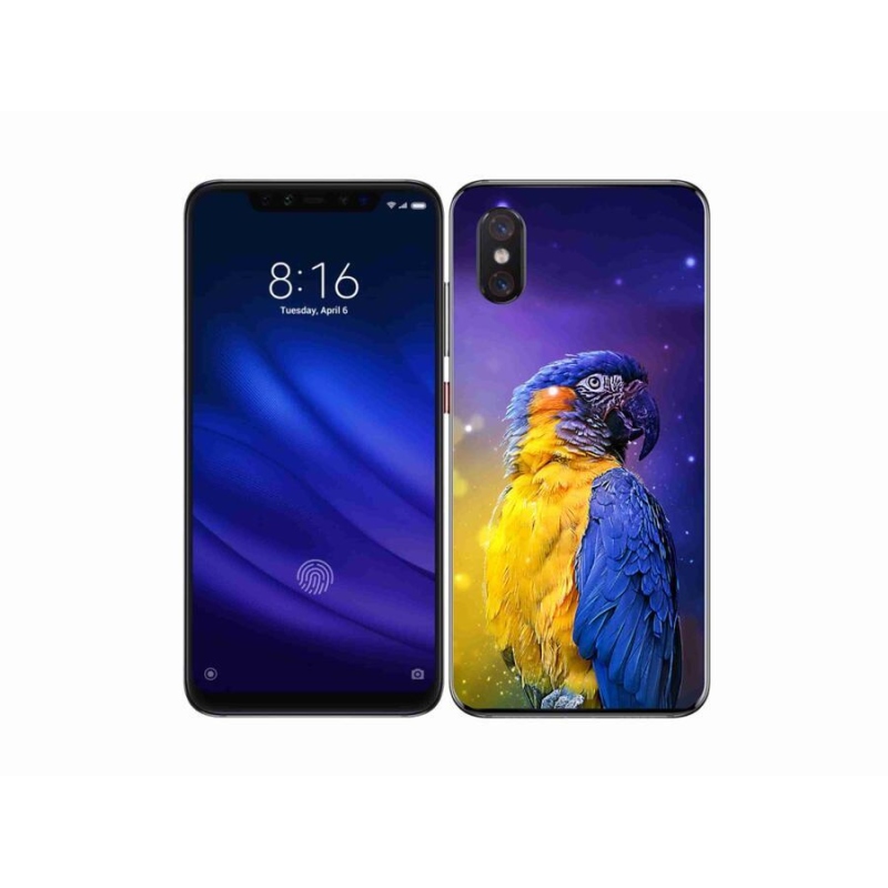 Gél tok mmCase a Xiaomi Mi 8 Pro készülékhez - papagáj ara 1