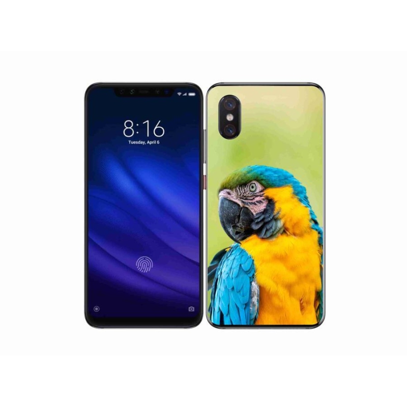 Gél tok mmCase a Xiaomi Mi 8 Pro készülékhez - papagáj ara 2