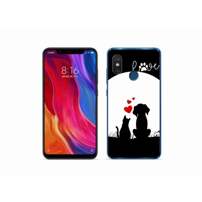 Gél tok mmCase a Xiaomi Mi 8-hoz - állatszerelem