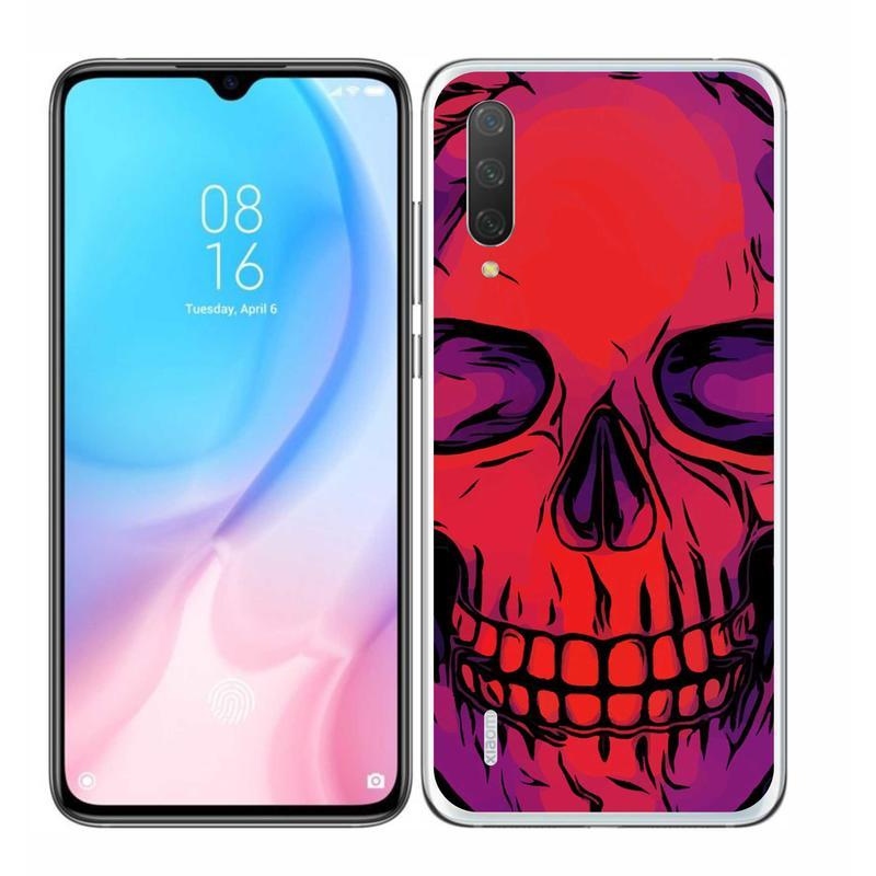 Gél tok mmCase a Xiaomi Mi 9 Lite készülékhez - koponya