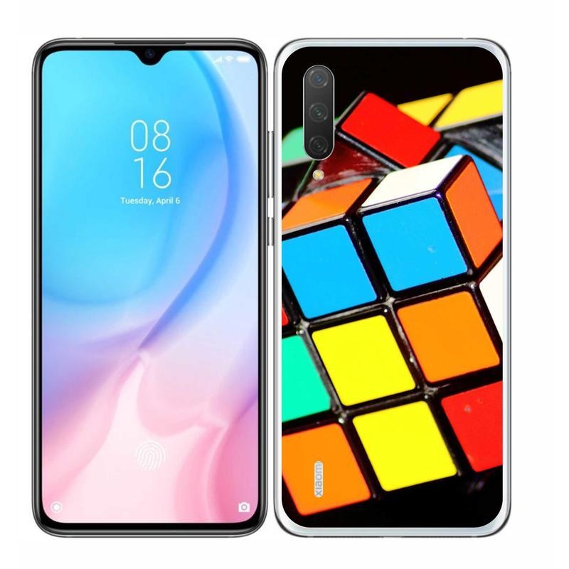 Gél tok mmCase a Xiaomi Mi 9 Lite készülékhez - Rubik-kocka