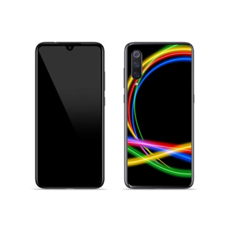 Gél tok mmCase a Xiaomi Mi 9 készülékhez - neon körök