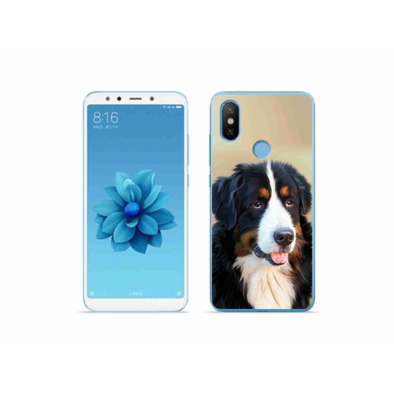 Gél tok mmCase a Xiaomi Mi A2 készülékhez - Berni hegyi kutya