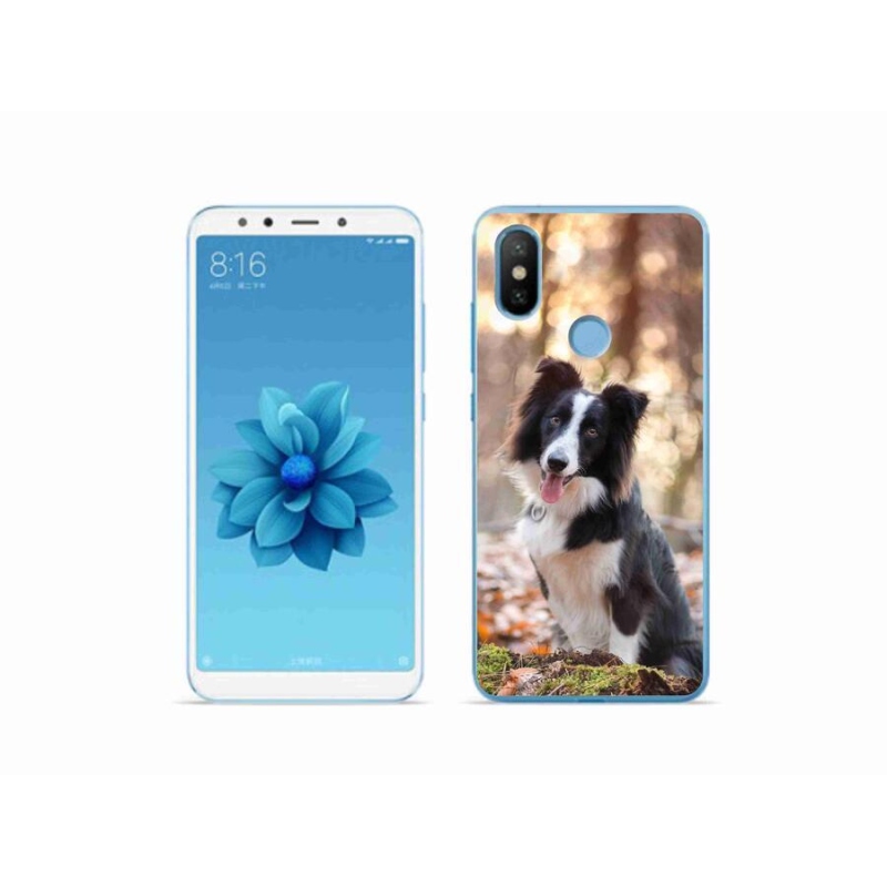 Gél tok mmCase a Xiaomi Mi A2-hez - border colie 1