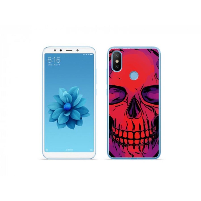 Gél tok mmCase a Xiaomi Mi A2-hez - koponya