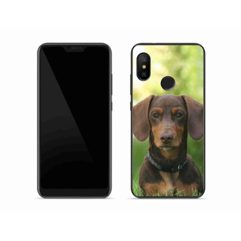 Gél tok mmCase a Xiaomi Mi A2 Lite készülékhez - barna tacskó