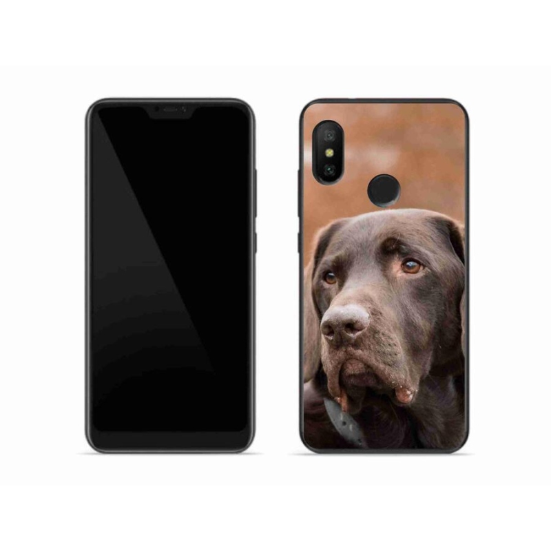 Gél tok mmCase a Xiaomi Mi A2 Lite készülékhez - barna labrador