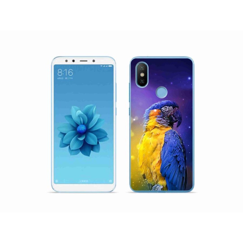 Gél tok mmCase a Xiaomi Mi A2 készülékhez - parrot ara 1