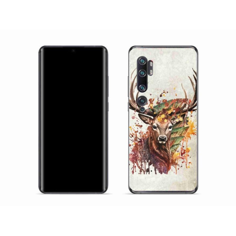 Gél tok mmCase a Xiaomi Mi Note 10 készülékhez - szarvas 1