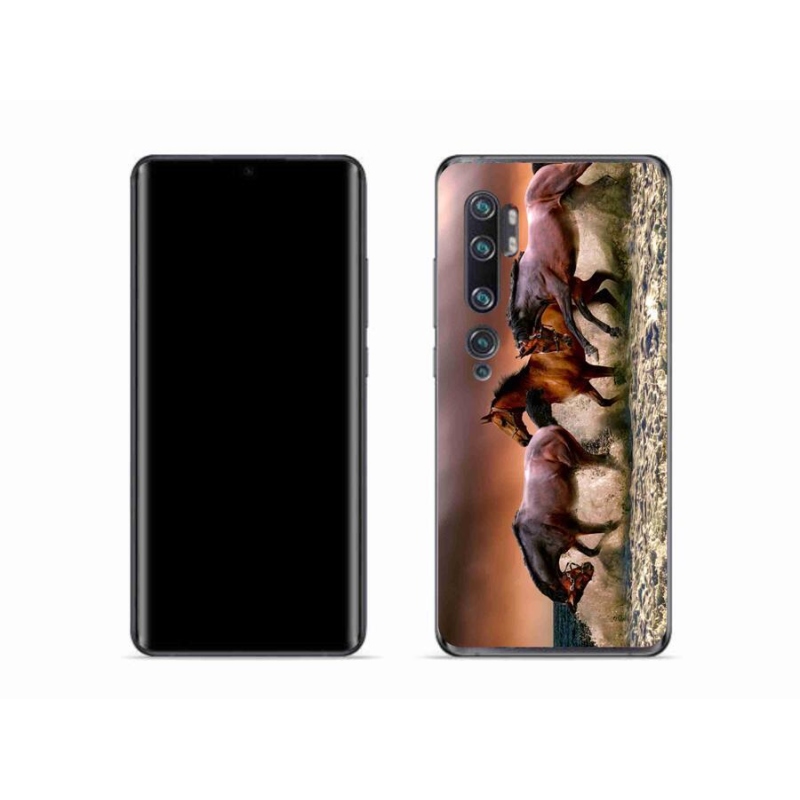 Gél tok mmCase a Xiaomi Mi Note 10 készülékhez - lovak 1