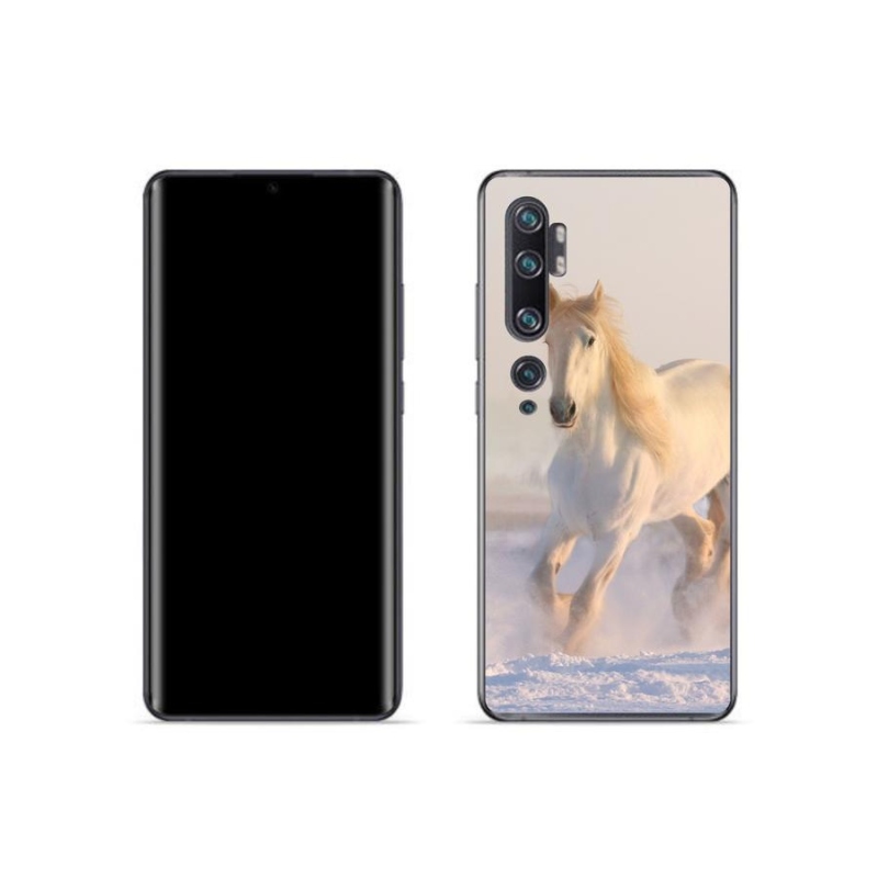 Gél tok mmCase a Xiaomi Mi Note 10 készülékhez - ló a hóban