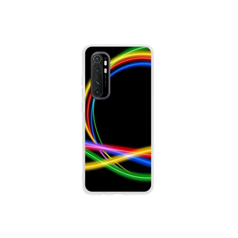 Gél tok mmCase a Xiaomi Mi Note 10 Lite készülékhez - neon körök