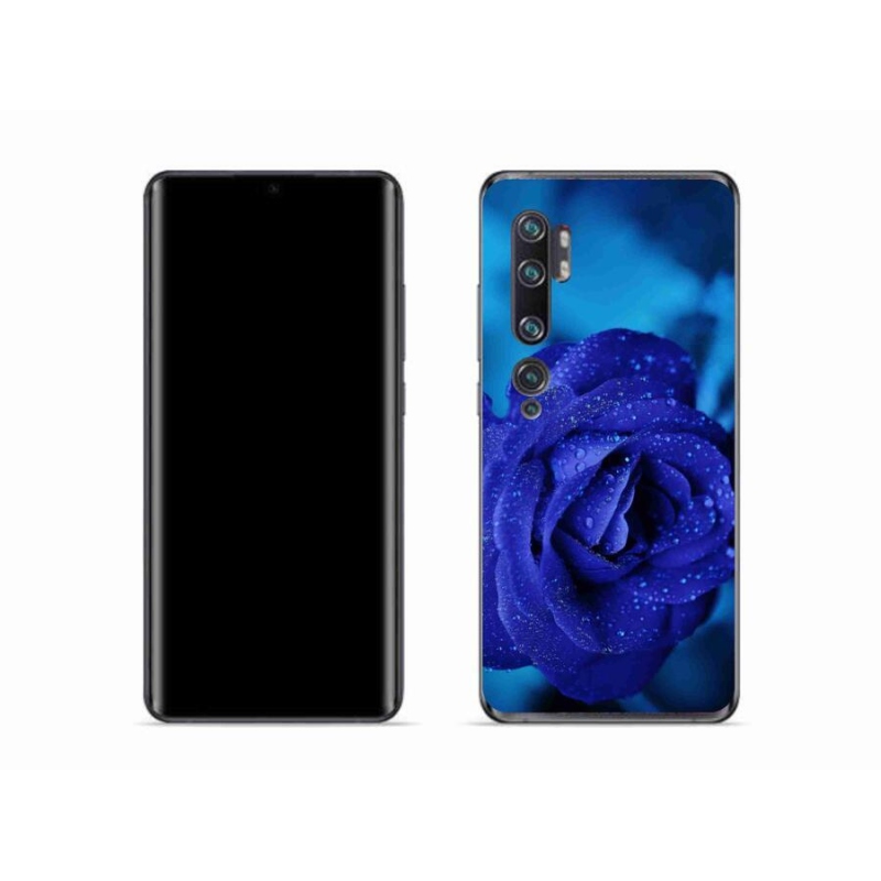Gél tok mmCase a Xiaomi Mi Note 10 készülékhez - kék rózsa
