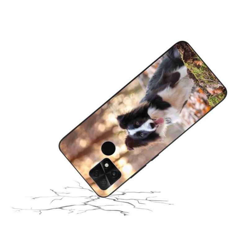 Gél tok mmCase a Xiaomi Poco C40 készülékhez - border collie 1