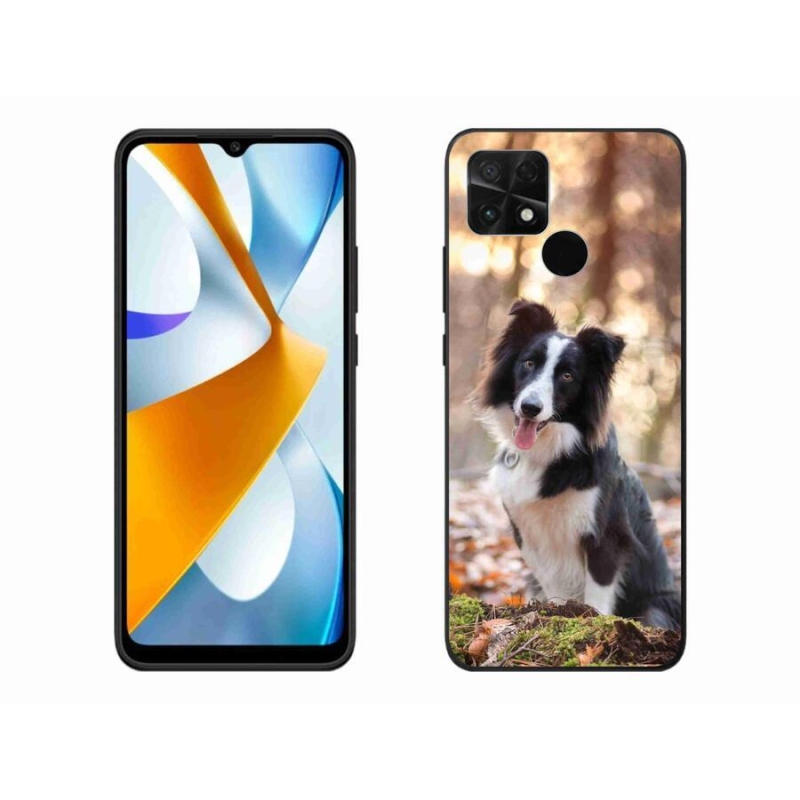 Gél tok mmCase a Xiaomi Poco C40 készülékhez - border collie 1
