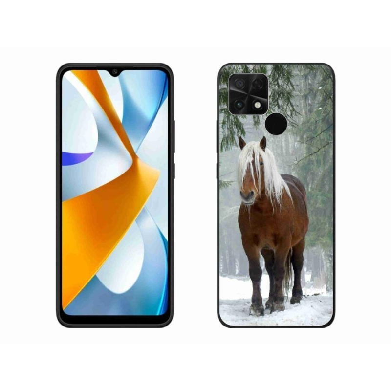 Gél tok mmCase a Xiaomi Poco C40-hez - ló az erdőben