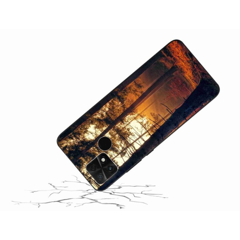 Gél tok mmCase a Xiaomi Poco C40 készülékhez - erdő