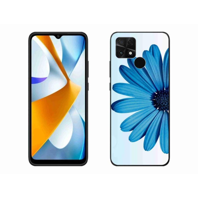 Gél tok mmCase a Xiaomi Poco C40 készülékhez - kék százszorszép