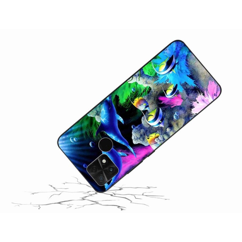 Gél tok mmCase a Xiaomi Poco C40 készülékhez - tengeri világ