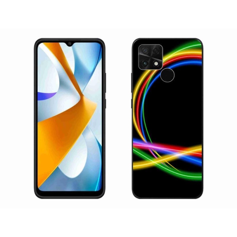 Gél tok mmCase a Xiaomi Poco C40 készülékhez - neon körök