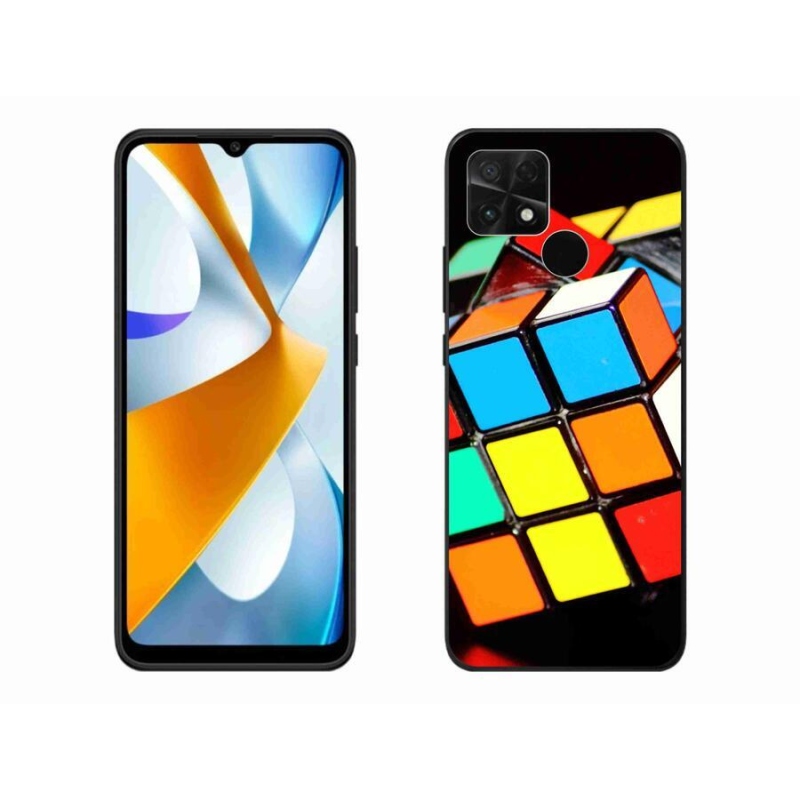Gél tok mmCase a Xiaomi Poco C40-hez - Rubik-kocka