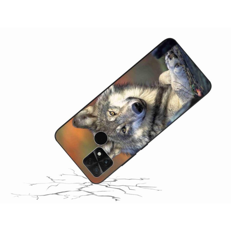 Gél tok mmCase a Xiaomi Poco C40 készülékhez - farkas