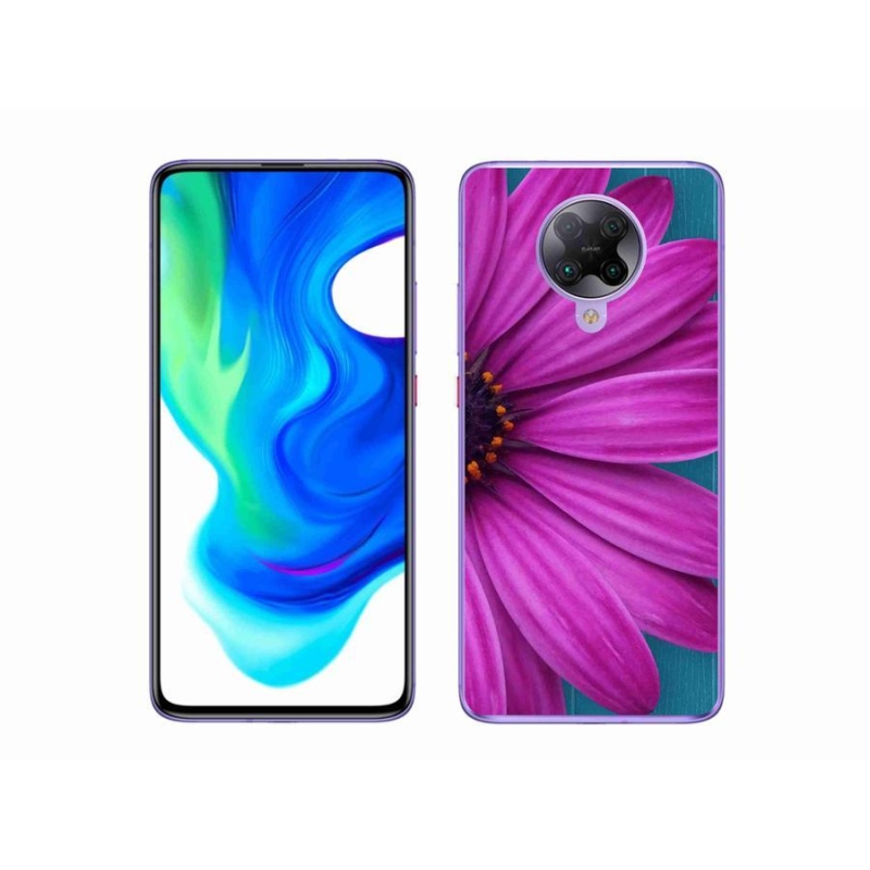 Gél tok mmCase a Xiaomi Poco F2 Pro készülékhez - lila margaréta