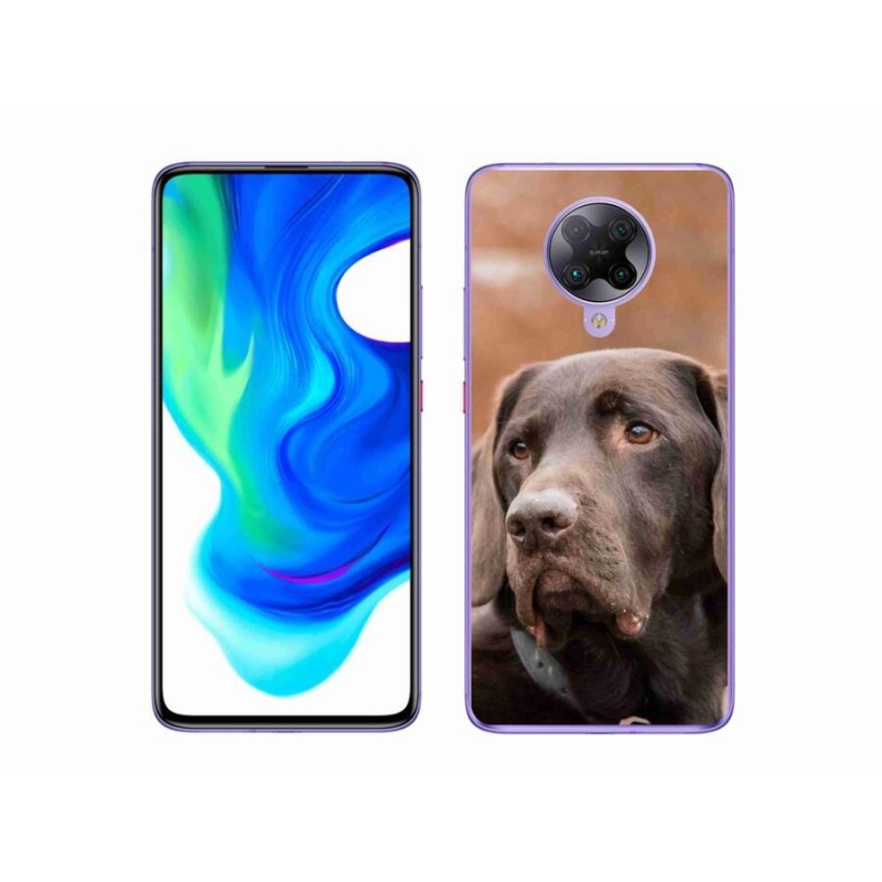 Gél tok mmCase a Xiaomi Poco F2 Pro készülékhez - barna labrador