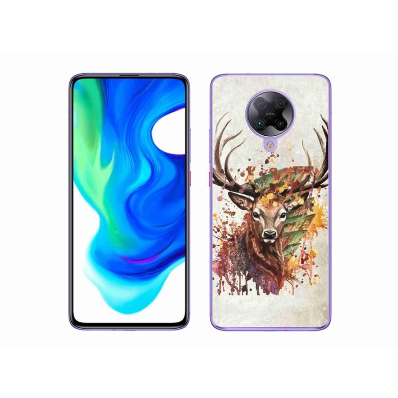 Gél tok mmCase a Xiaomi Poco F2 Pro készülékhez - szarvas 1
