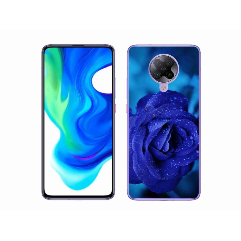 Gél tok mmCase a Xiaomi Poco F2 Pro készülékhez - kék rózsa