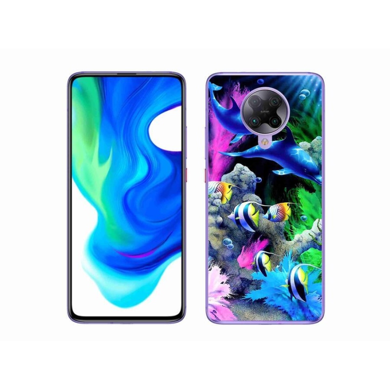 Gél tok mmCase a Xiaomi Poco F2 Pro készülékhez - tengeri világ