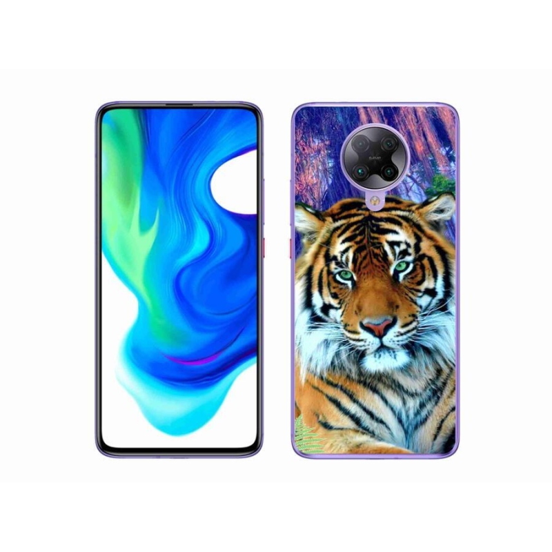 Gél tok mmCase a Xiaomi Poco F2 Pro számára - tigris