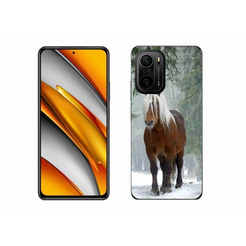 Gél tok mmCase a Xiaomi Poco F3-hoz - ló az erdőben