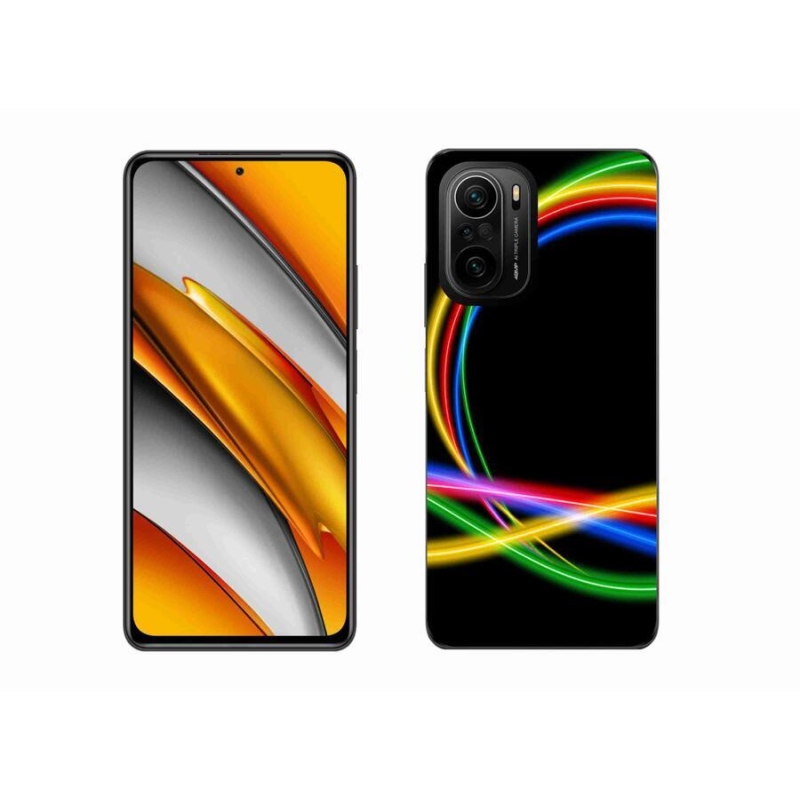 Gél tok mmCase a Xiaomi Poco F3 készülékhez - neon körök