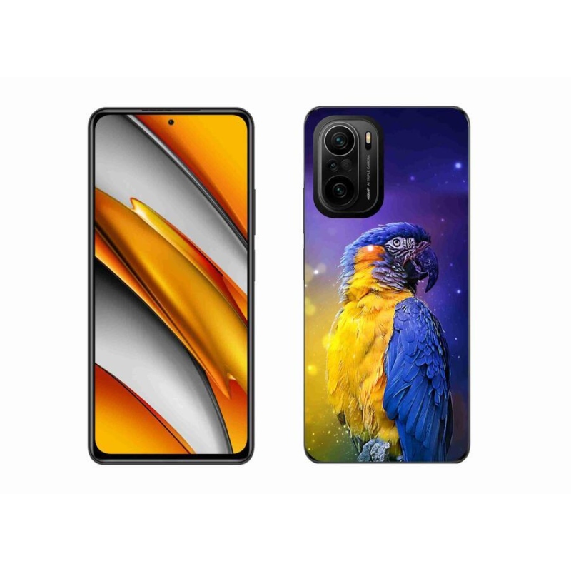 Gél tok mmCase a Xiaomi Poco F3 készülékhez - papagáj ara 1