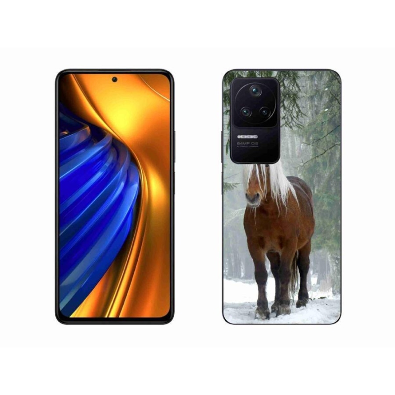 Gél tok mmCase a Xiaomi Poco F4-hez - ló az erdőben