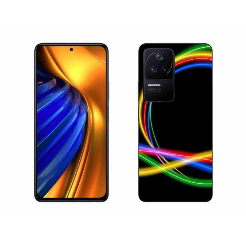 Gél tok mmCase a Xiaomi Poco F4-hez - neon körök