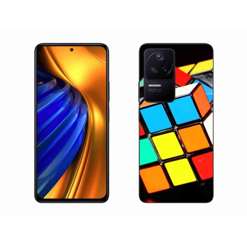 Gél tok mmCase a Xiaomi Poco F4-hez - Rubik-kocka