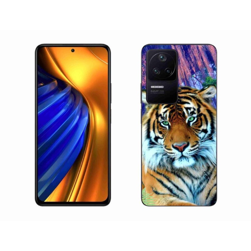 Gél tok mmCase a Xiaomi Poco F4 készülékhez - tigris