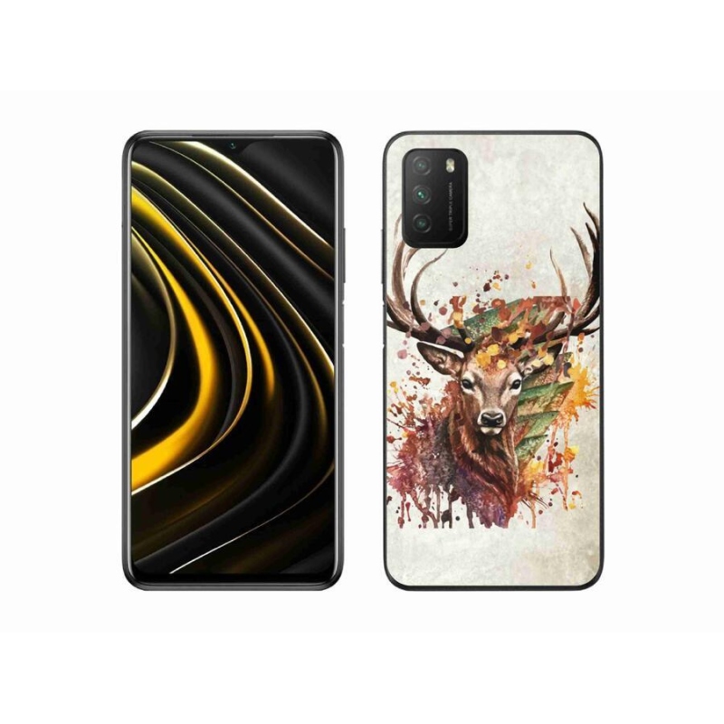 Gél tok mmCase a Xiaomi Poco M3-hoz - szarvas 1