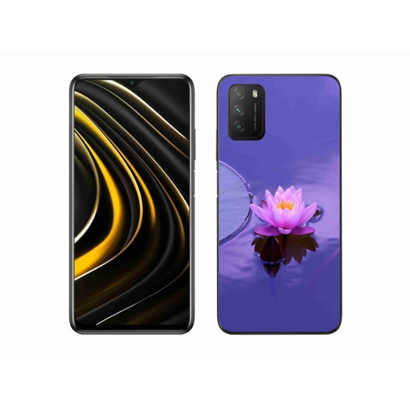 Gél tok mmCase a Xiaomi Poco M3-hoz - virág a vízen