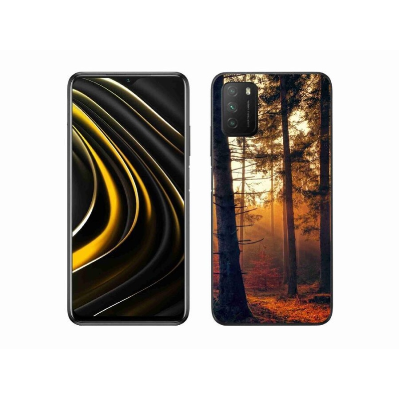 Gél tok mmCase a Xiaomi Poco M3-hoz - erdő